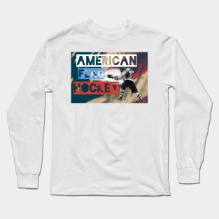 American flag hockey Long Sleeve T-Shirt